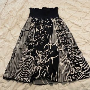 Strapless dress/coverup